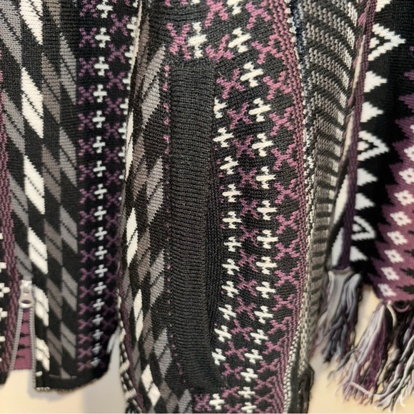 Outback Trading Company Women's Sierra Jacket Patterned Sweater Size M - Picture 7 of 9